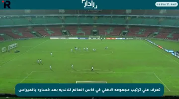 تعرف على ترتيب مجموعة الأهلي في كأس العالم للأندية بعد خسارة بالميراس